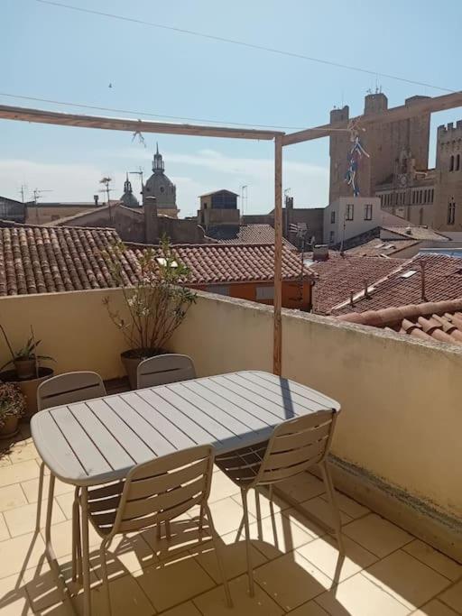 Studio Terrasse Vue Cathedrale ナルボンヌ エクステリア 写真